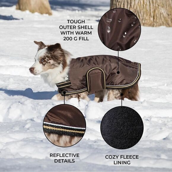 🔥HOST PICK🔥Shedrow K9 Tundra Black Dog Coat MS NWT - Picture 2 of 10